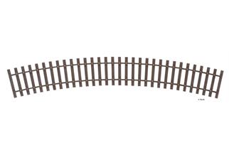 Tillig H0 ELITE-Gleis gebogenes Schwellenband R425 30°