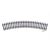 Tillig H0 ELITE-Gleis gebogenes Schwellenband R543 30°