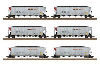 Trix H0 BNSF Kohletransportwagen-Set Hopper Car, Ep. VI, 6-tlg.