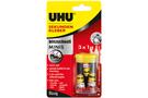 UHU Sekundenkleber Minis flüssig (Inhalt: 3 x 1 g)