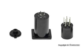 Viessmann H0 Zylindersteckfuss 6-polig
