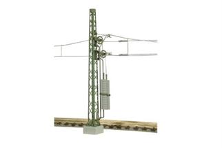 Viessmann N Oberleitung DB Radspannwerk mit Abspannmast