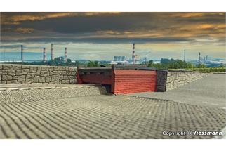 Vollmer H0 Stationäre Auf- und Abfahrrampe für Märklin Schwerlastwagen