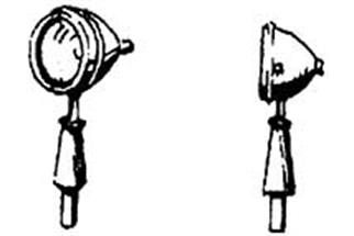 Weinert H0 Suchscheinwerfer für Bahndienstfahrzeuge