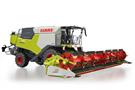 Wiking 1:32 Claas Trion 720 Montana mit Convio 1080 und Transportwagen