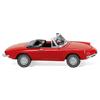 Wiking H0 Alfa Romeo Spider, rot