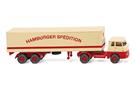 Wiking H0 Henschel HS 14/16 Koffersattelzug Hamburger Spedition