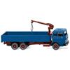 Wiking H0 MB LP 2223 Hochbordpritschen-LKW, azurblau