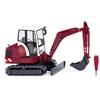 Wiking H0 Mini-Bagger HR 18, purpurrot