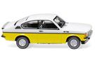 Wiking H0 Opel Kadett C Coupé GT/E, weiss/gelb