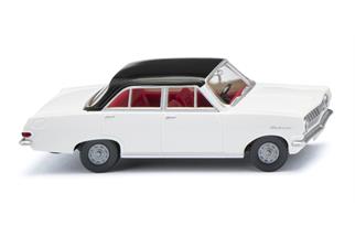 Wiking H0 Opel Rekord A, weiss mit schwarzem Dach