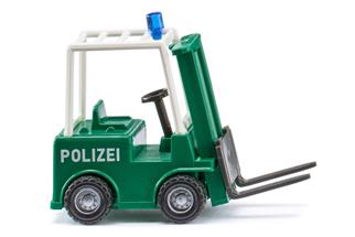 Wiking H0 Polizei-Gabelstapler, grün