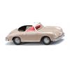 Wiking H0 Porsche 356 Cabrio, sahara beige