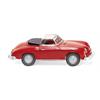 Wiking H0 Porsche 356 Cabrio, signalrot