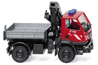 Wiking H0 Unimog U 20 Feuerwehr mit Ladekran