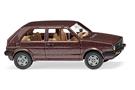 Wiking H0 VW Golf II, umbrabraun-metallic