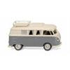 Wiking H0 VW T1 Campingbus, perlweiss/grau