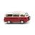 Wiking H0 VW T2b Campingbus, rubinrot/weiss