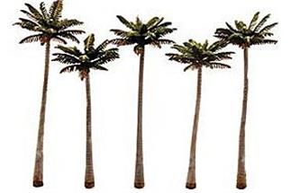 Woodland H0/N Palm Trees (Inhalt: 5 Stk.)